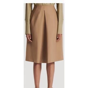 Scanlan Theodore Milano Pleat Skirt Camel - US2/AU6